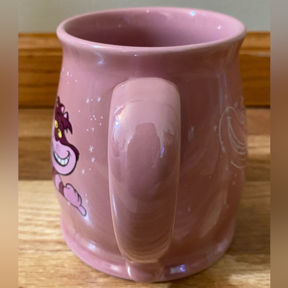 Pink Cheshire Cat Mug 14 ounces - Picture 4 of 6